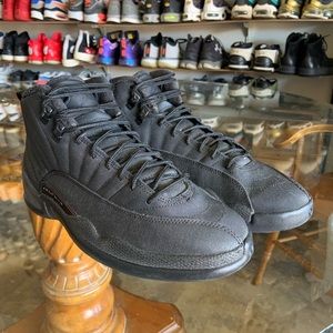 Men’s 9 (42.5) Jordan 12 Retro ‘Winter Black’